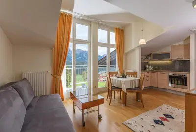 Küche/Küchenzeile in der Unterkunft Aparthotel Tritscher