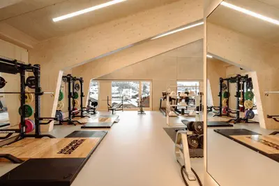 Das Fitnesscenter und/oder die Fitnesseinrichtungen in der Unterkunft Dips&Drops - Hotel Superior