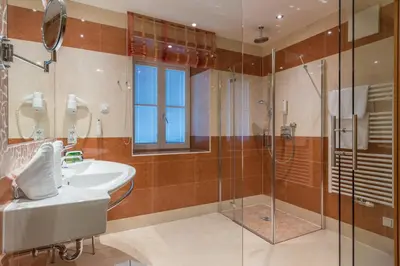 Ein Badezimmer in der Unterkunft Posthotel Radstadt