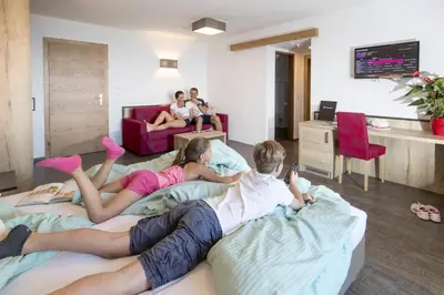 Ein Bett oder Betten in einem Zimmer der Unterkunft Hotel-Restaurant Planaihof