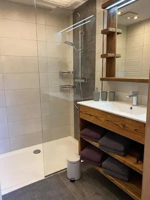 Ein Badezimmer in der Unterkunft Reithgut