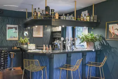 Lounge oder Bar in der Unterkunft Hotel LÄRCHENHOF
