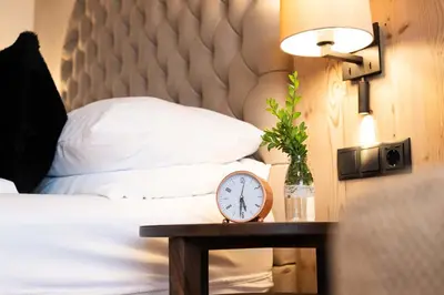 Ein Bett oder Betten in einem Zimmer der Unterkunft Hotel Winterbauer