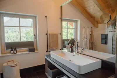 Ein Badezimmer in der Unterkunft DAS SALZBERG Hideaway Bad Aussee - Adults only