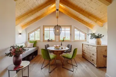 Ein Sitzbereich in der Unterkunft DAS SALZBERG Hideaway Bad Aussee - Adults only