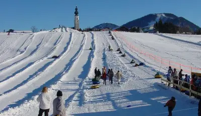 Pension Wald im Winter