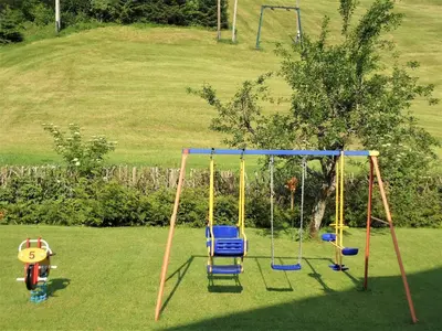 Ein Kinderspielbereich in der Unterkunft Pension Wald