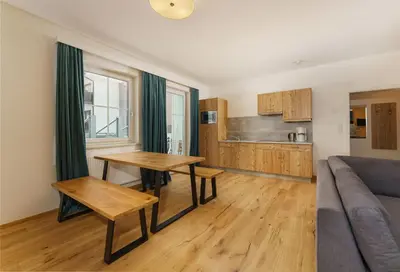 Küche/Küchenzeile in der Unterkunft Appartements Landhaus Hubertus Wellness & Breakfast