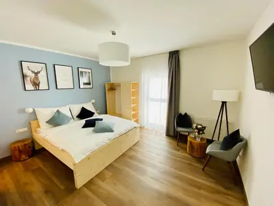Ein Bett oder Betten in einem Zimmer der Unterkunft Haus Stadler - Self Check-in