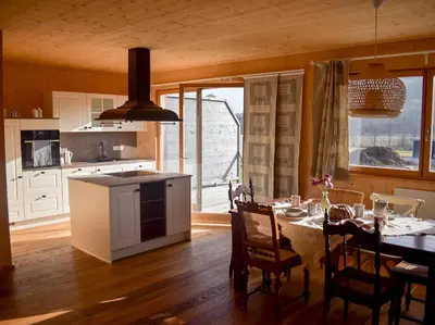 Küche/Küchenzeile in der Unterkunft Ferienhaus mit Charme