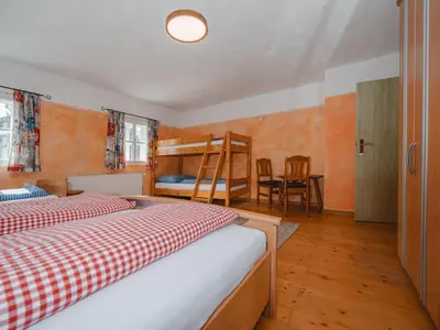 Ein Bett oder Betten in einem Zimmer der Unterkunft Holiday Home Oberhaslach by Interhome