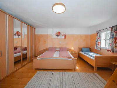 Ein Bett oder Betten in einem Zimmer der Unterkunft Holiday Home Oberhaslach by Interhome