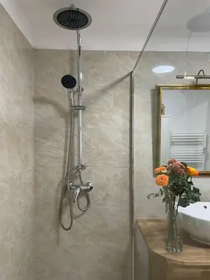 Ein Badezimmer in der Unterkunft Traunsee Design Apartment for 2 People