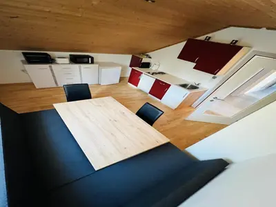 Küche/Küchenzeile in der Unterkunft Wohnung in Salchau nahe Lachtal Skigebiet