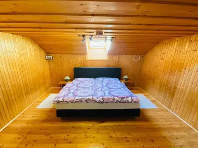 Ein Bett oder Betten in einem Zimmer der Unterkunft Wohnung in Salchau nahe Lachtal Skigebiet