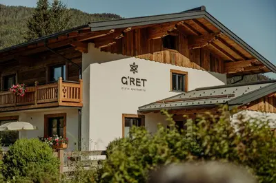 Das Gebäude in dem sich die Ferienwohnung befindet