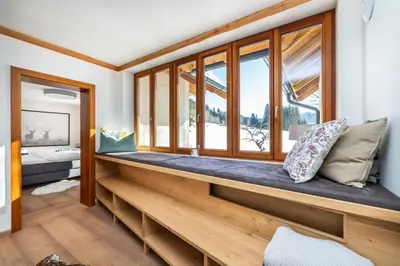 Ein Bett oder Betten in einem Zimmer der Unterkunft Urlaubsparadies Bogenhof - 5 Minuten zum Lift