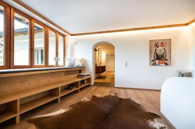 Ein Bett oder Betten in einem Zimmer der Unterkunft Urlaubsparadies Bogenhof - 5 Minuten zum Lift