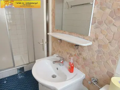 Ein Badezimmer in der Unterkunft Haus André