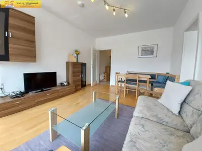 Ein Sitzbereich in der Unterkunft Apartment Toni