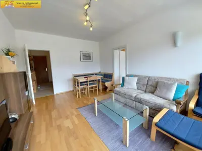 Ein Sitzbereich in der Unterkunft Apartment Toni