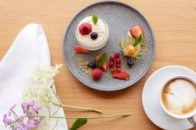 Essen im Hotel oder in der Nähe