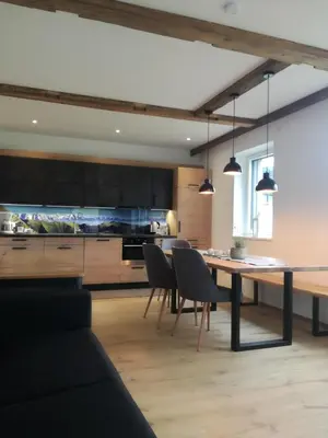 Küche/Küchenzeile in der Unterkunft Appartement Ferienwohnung Bergahorn Gröbming
