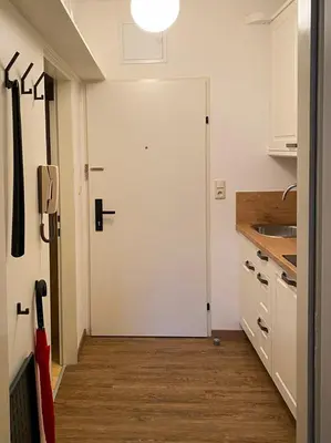 Küche/Küchenzeile in der Unterkunft Kirchengasse 162 - Alte Post II