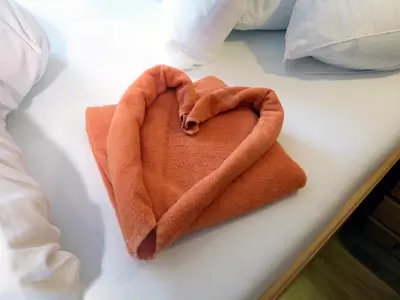 Ein Bett oder Betten in einem Zimmer der Unterkunft Aparthotel Bernhof