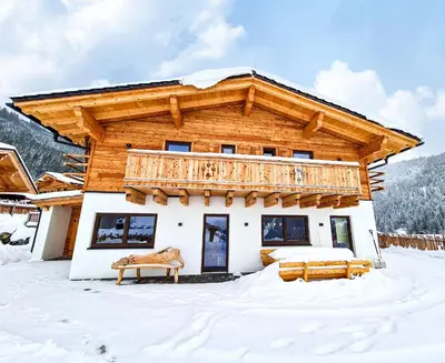 Naturlandschaft in der Nähe des Chalets