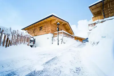 Almdorf Auszeit Fageralm im Winter