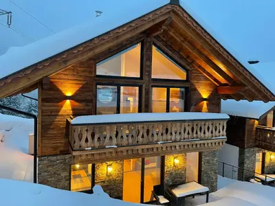 Ferienlodge Edelstein im Winter