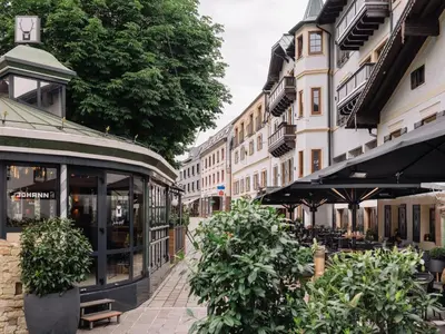 Das Gebäude in dem sich das Hotel befindet