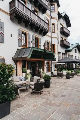 Das Gebäude in dem sich das Hotel befindet