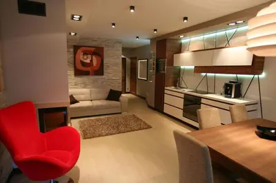 Küche/Küchenzeile in der Unterkunft Appartements Planai by Schladmingurlaub