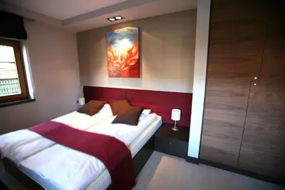 Ein Bett oder Betten in einem Zimmer der Unterkunft Appartements Planai by Schladmingurlaub