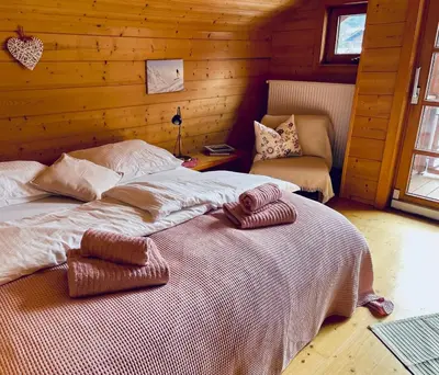 Ein Bett oder Betten in einem Zimmer der Unterkunft Haus Liesenfeld