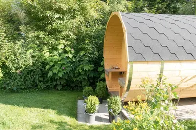 Ein Garten an der Unterkunft Reinthalers