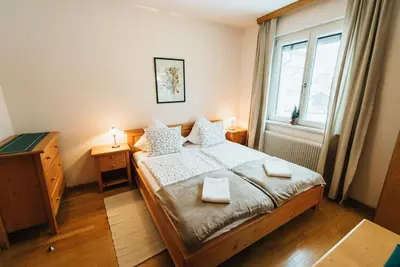 Ein Bett oder Betten in einem Zimmer der Unterkunft Frühstückspension Josefinum