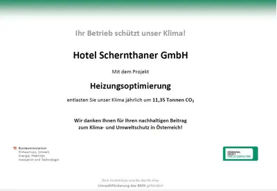 Grundriss der Unterkunft Hotel-Garni Schernthaner