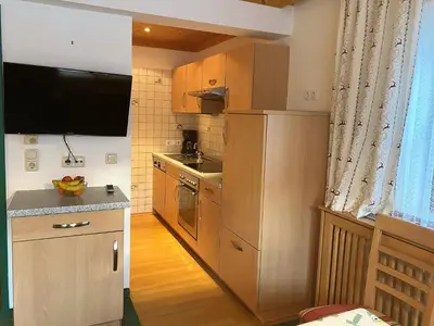 Küche/Küchenzeile in der Unterkunft Haus Wagrain