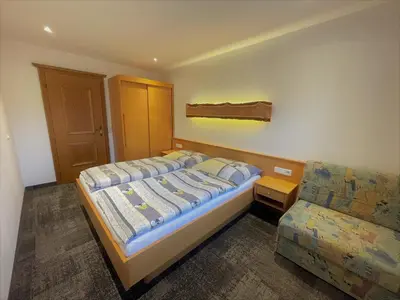 Ein Bett oder Betten in einem Zimmer der Unterkunft Haus Wagrain