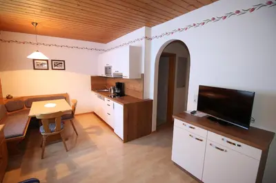 Küche/Küchenzeile in der Unterkunft Liftgasthof Appartements