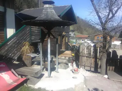 Ein Patio oder anderer Außenbereich in der Unterkunft Troadkasten Seinerzeit
