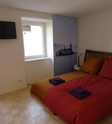 Ein Bett oder Betten in einem Zimmer der Unterkunft Convenient and Functional Apartment in the Center