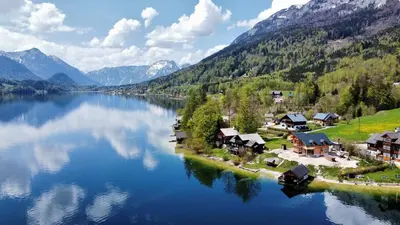 Naturlandschaft in der Nähe des Ferienhauses