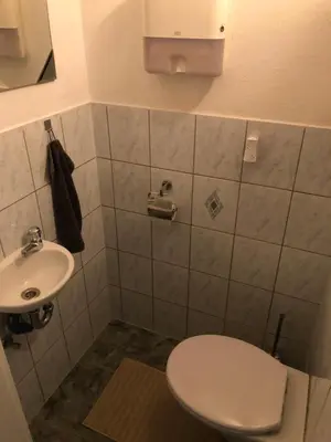 Ein Badezimmer in der Unterkunft Ferienwohnung Stiftsgartenblick