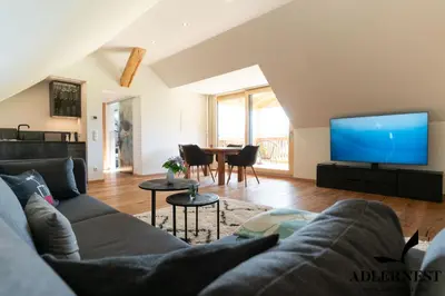 TV/Unterhaltungsangebot in der Unterkunft Adlernest