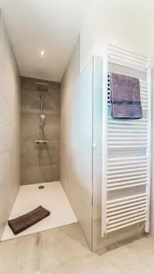 Ein Badezimmer in der Unterkunft Bio Bauernhof Oberhinterberg Appartement