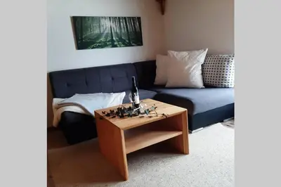 Ein Sitzbereich in der Unterkunft Haus Fritz - Erholung in den Bergen